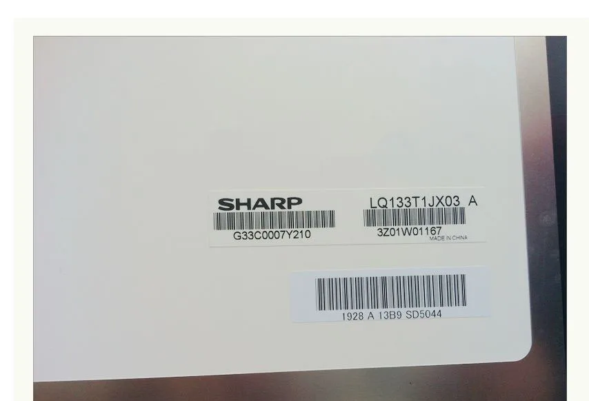 

IPS Matrix for Laptop 13.3" LED Display LCD Screen For Sharp LQ133T1JX03 2560x1440 For Toshiba kira 1749 WQHD 40Pin Replacement