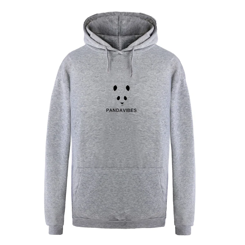 

NEW Fashion Men Hoodies Brand Leisure Fleece Sweatshirts Women Casual Lovely Panda Vibes Hooded Jackets Male Hoody Moletom Tops