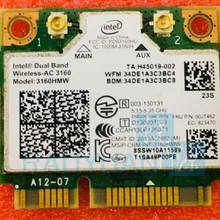 Двухдиапазонный Wireless-AC3160 3160HMW AC 3160AC Половина Mini PCI-e BT4.0+ 433M wifi карта SPS: 710662-001 для ноутбука hp 430 450 470 G2