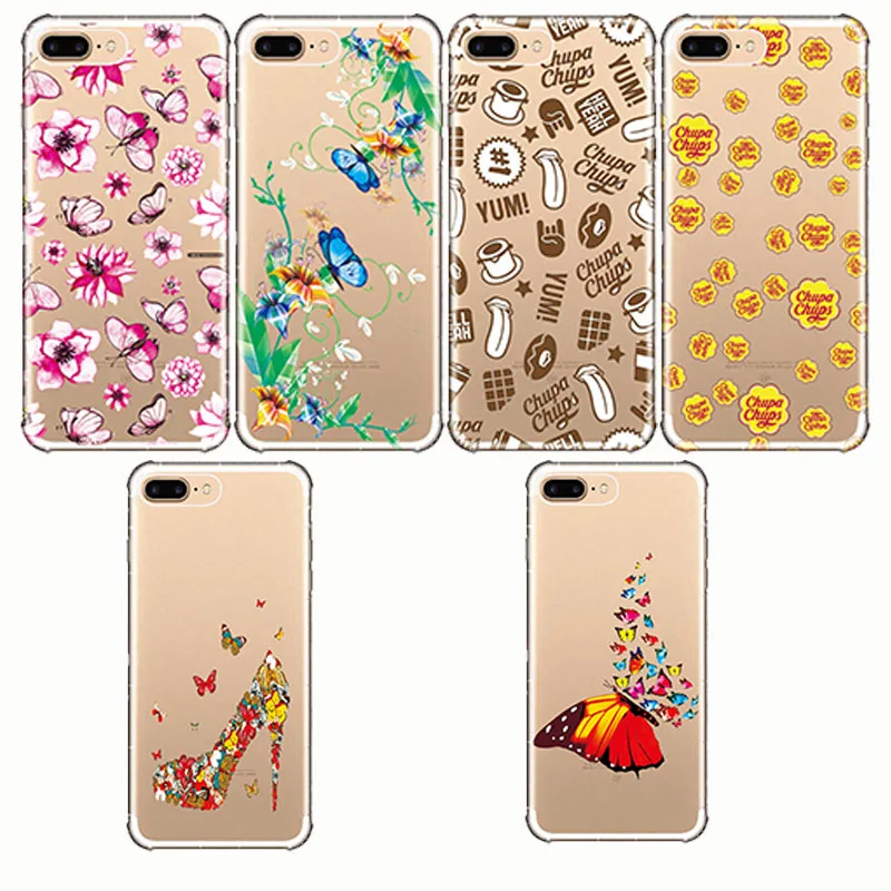 

Bees flowers high heels Pattern Print Design soft silicon case cover For iPhone SE 6 6Splus 7 8 plus 5S X XS MAX XR XS
