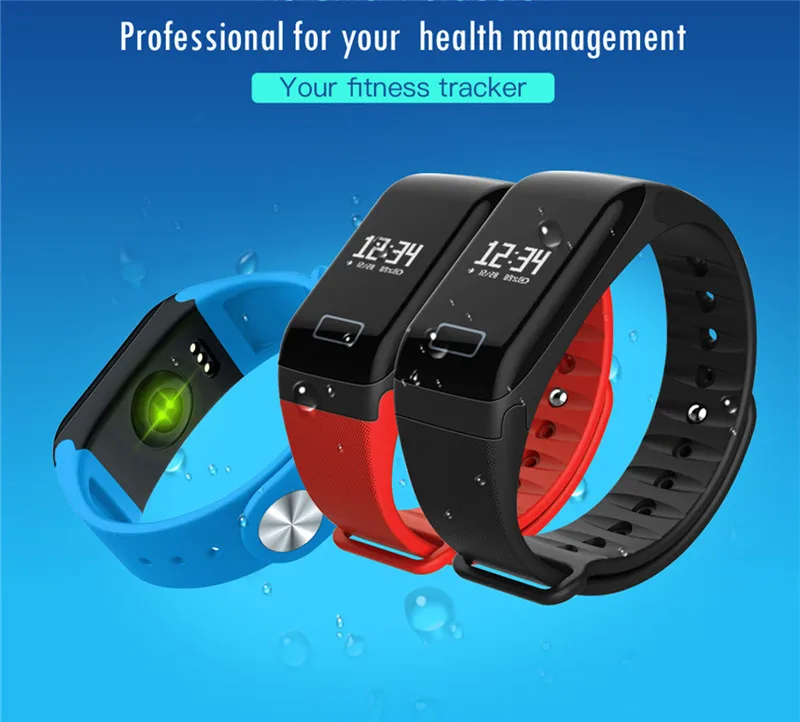 f1 blood pressure reading smart bracelet