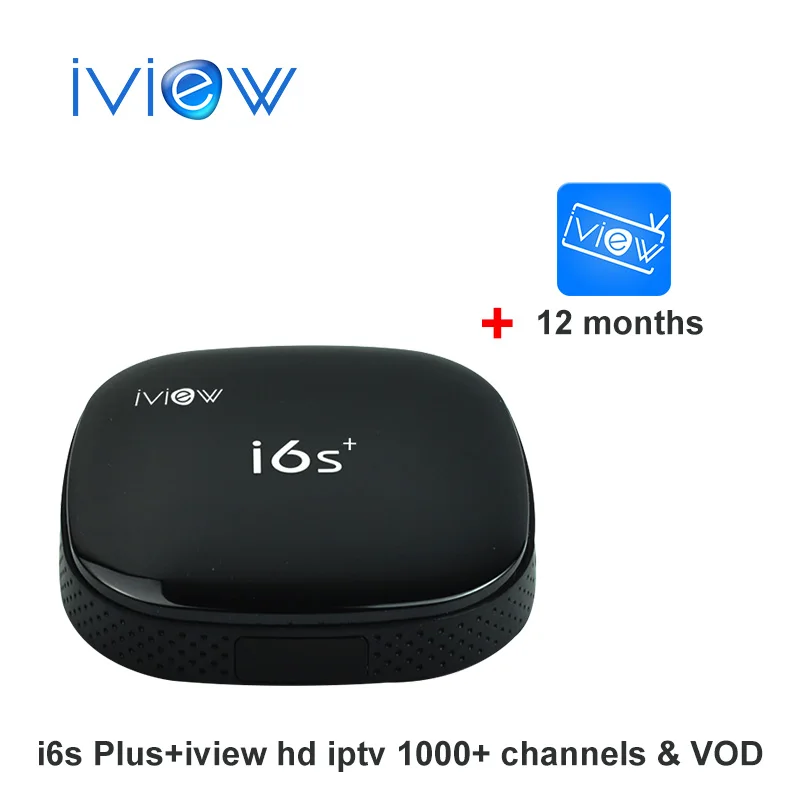 12Months iview HD IPTV Android TV Box iview i6s+ Arabic IPTV Europe IPTV Included UK Arabic Germany 1000+ live Channels with VOD