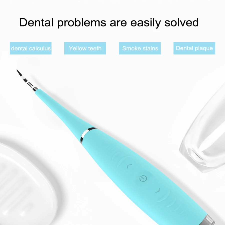 Звуковой стоматологический скалер для удаления зубного камня, отбеливающий пятна зубов, зубной камень, скребок, портативный высокочастотный Вибрационный стоматологический инструмент