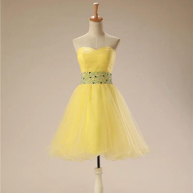 yellow dama dresses