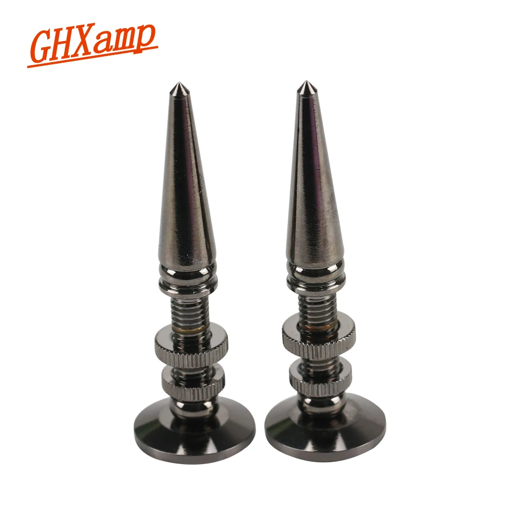 Ghxamp 4pcs Audio Speaker Stand Spikes Amplifier M8*72mm Foot Pad Shock