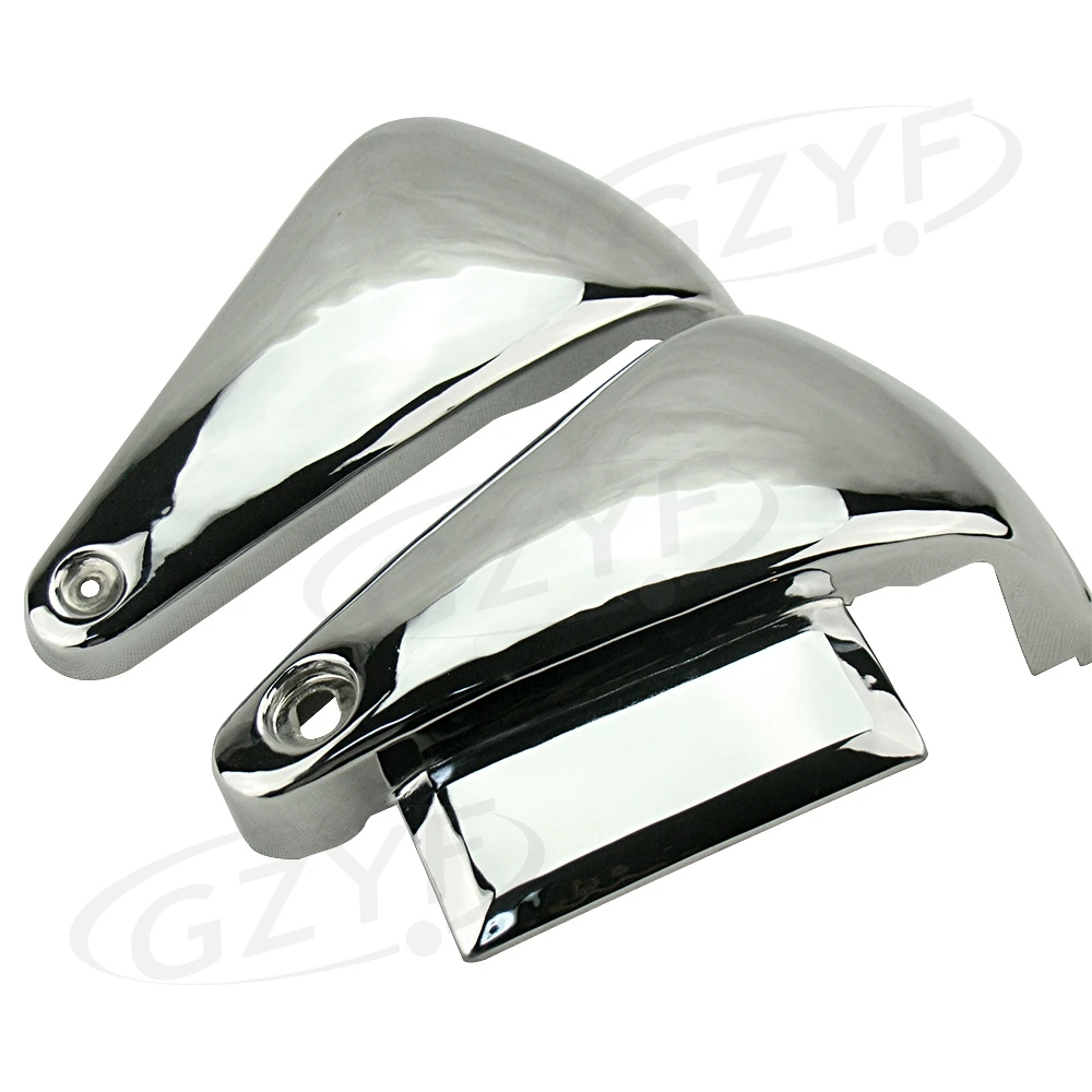 Coperchi Laterali Batteria Moto Per Kawasaki Vulcan Vn800A / Vn800 1995-2016 Abs Cromato