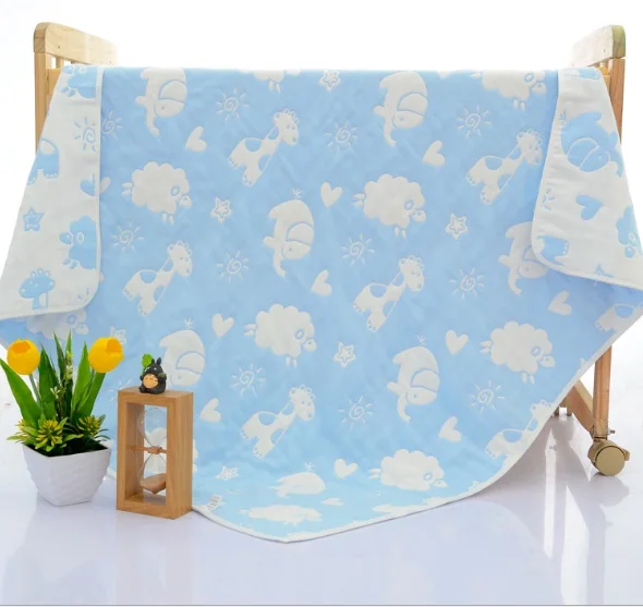 Муслиновые хлопковые детские пеленки для одеяльца для новорожденных детей 6 слоев Марлевое банное полотенце постельные принадлежности одеяло детская обертка конверт