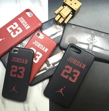 

Sports Basketball Air NBA 23 Michael Jordan Case For iphone 8 8plus 7 7plus 6 6s Plus TPU Soft Case Back Cover Fundas coque