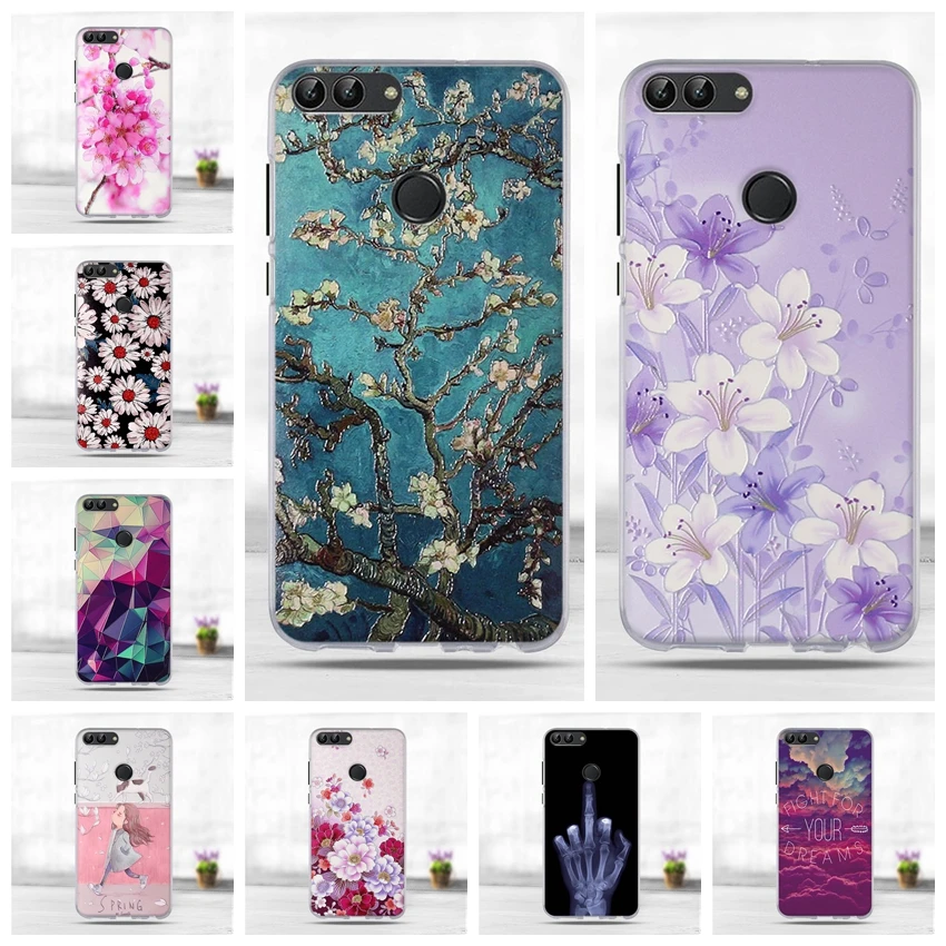 Чехол для Huawei P smart Enjoy 7S цветной чехол мягкие ТПУ чехлы Ультратонкий стильный