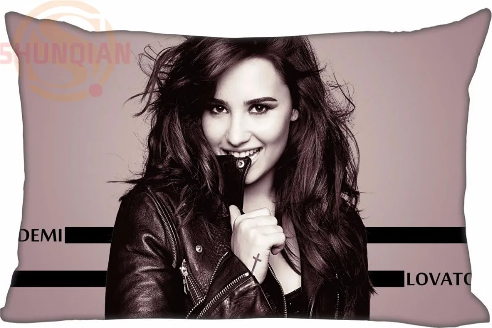 

P#J12 Custom Demi Lovato Rectangle Pillowcase zipper Classic Pillow Case size cm&35X45cm W#1121Y-S12