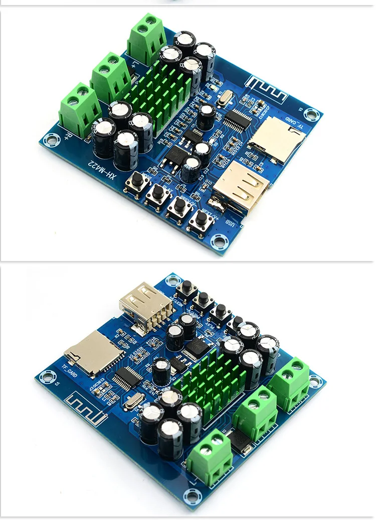 CIRMECH TPA3116D2 усилители Bluetooth интегрированная плата Bluetooth U диск TF плеер усилитель платы Двойные каналы 50 Вт* 2 DC12V-24V