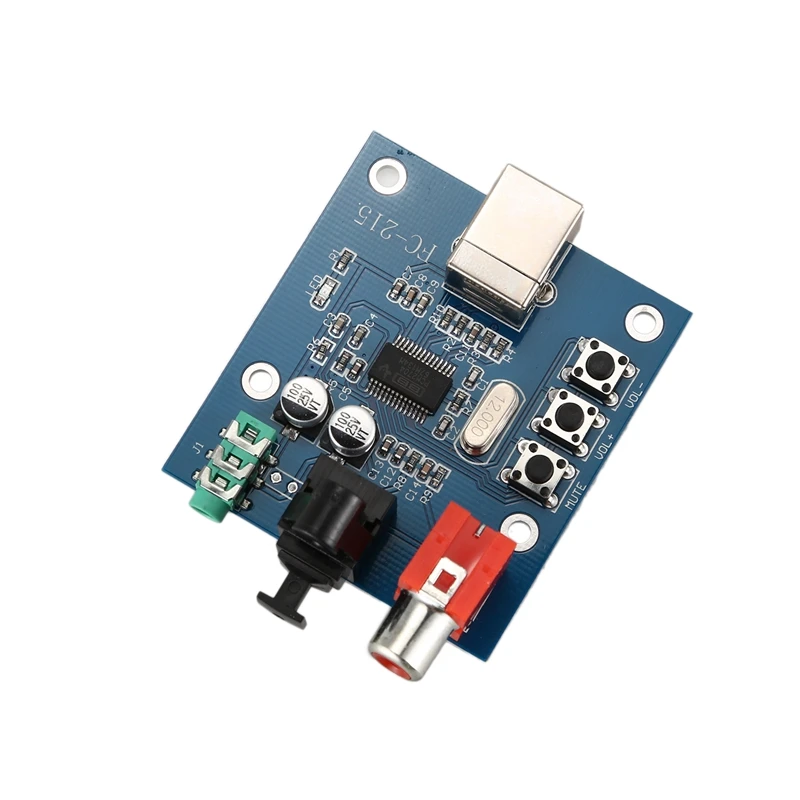 PCM2704USB sound card DAC decoder USB input coaxial fiber HIFI sound card decoder fever 3