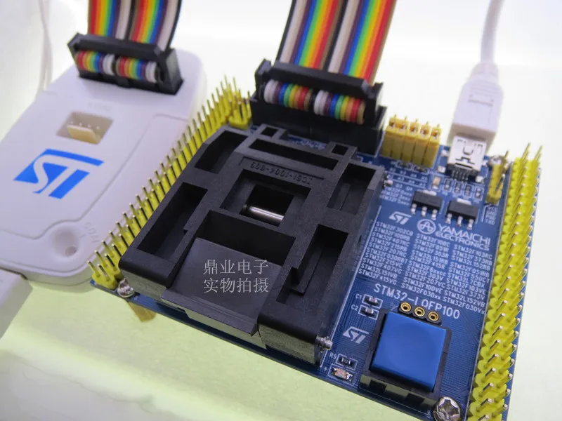 STM32F STM32L/103/151/407/105 YAMAICHI LQFP100 spacing 0.5mm  IC Burning seat Adapter testing seat Test Socket test bench network repair tool kit