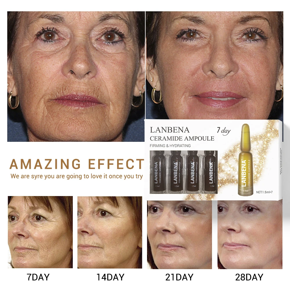 7 pcs/set Ampoule Hyaluronic Acid Face Serum Anti Wrinkle Age Vitamin C Serum Nourishing Whitening Remove Acne Scar Skin Care 7 pcs/set Ampoule Hyaluronic Acid Face Serum Anti Wrinkle Age Vitamin C Serum Nourishing Whitening Remove Acne Scar Skin Care