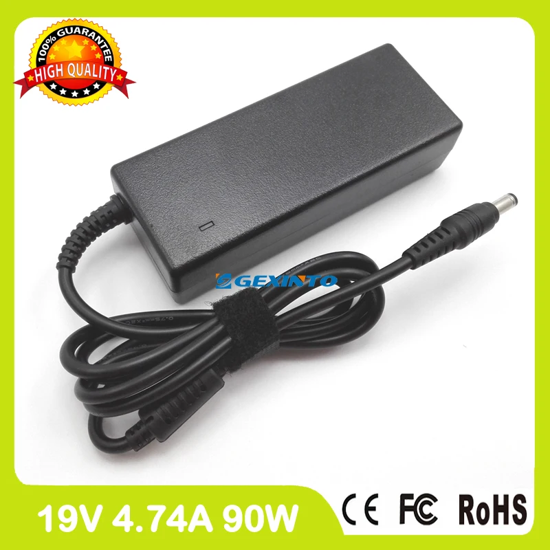 19V 4.74A 90W Ноутбук ac адаптер Зарядное устройство для Toshiba Satellite M45-S169 M45-S169X M50-A M50T M70