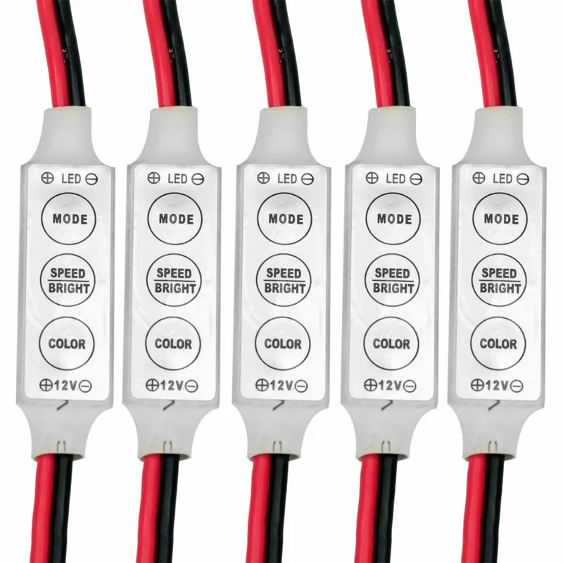 12 V декоративный светодиодный гибкий ленточный Свет 300 светодиодный 5 m 5050 SMD водонепроницаемый декор+ диммер контроллер+ 6A адаптер питания