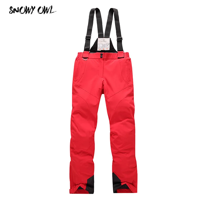 Free Shipping women's ski pants thicken suspenders outdoor ski female
