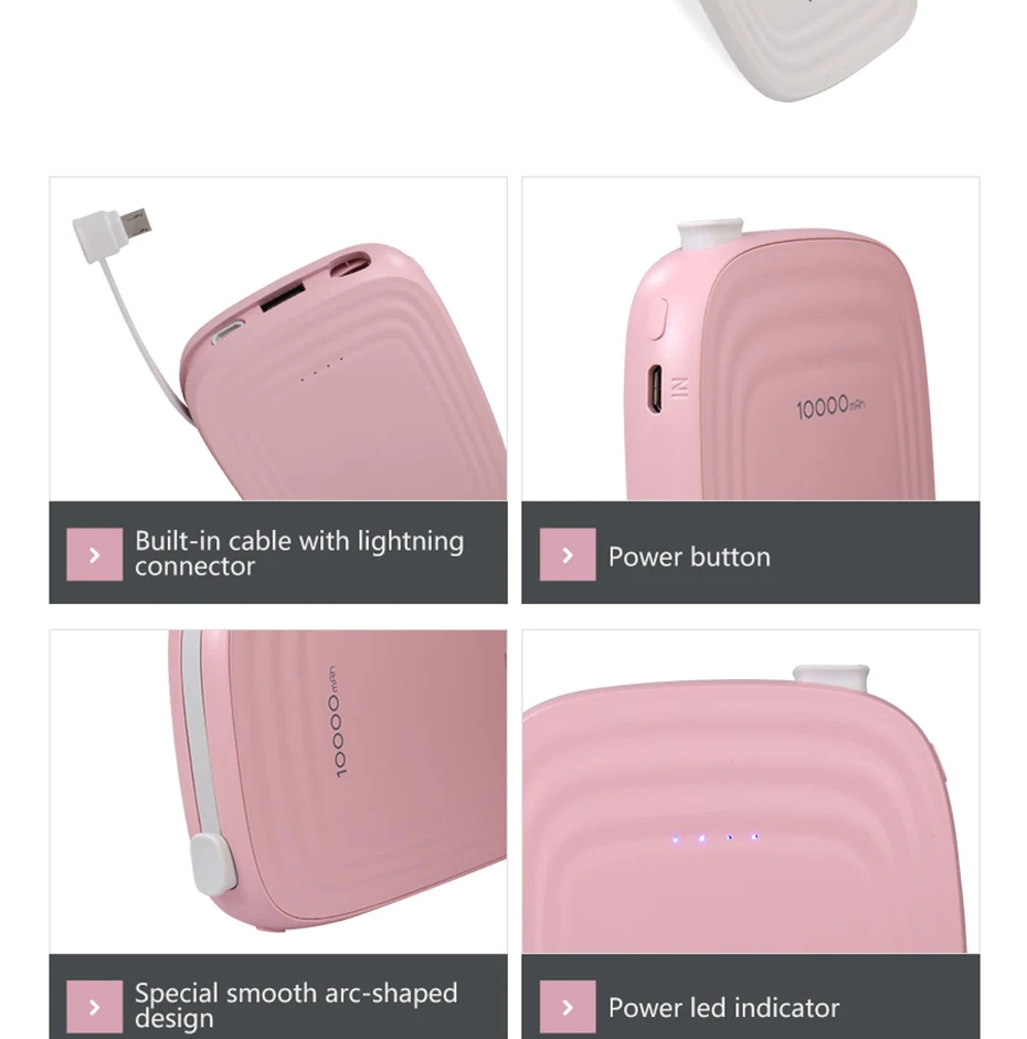 WST 10000mAh Portable Mobile External Battery LED Powerbank Battery Pack Power Bank For Xiaomi Samsung Phone Poverbank Charger (12)