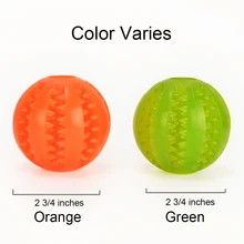 PaiPaitek Dental Treat Pet Toy Ball Chewing Training Playing Pet Toy Ball Rubber Teeth Cleaning Pet Toy Ball