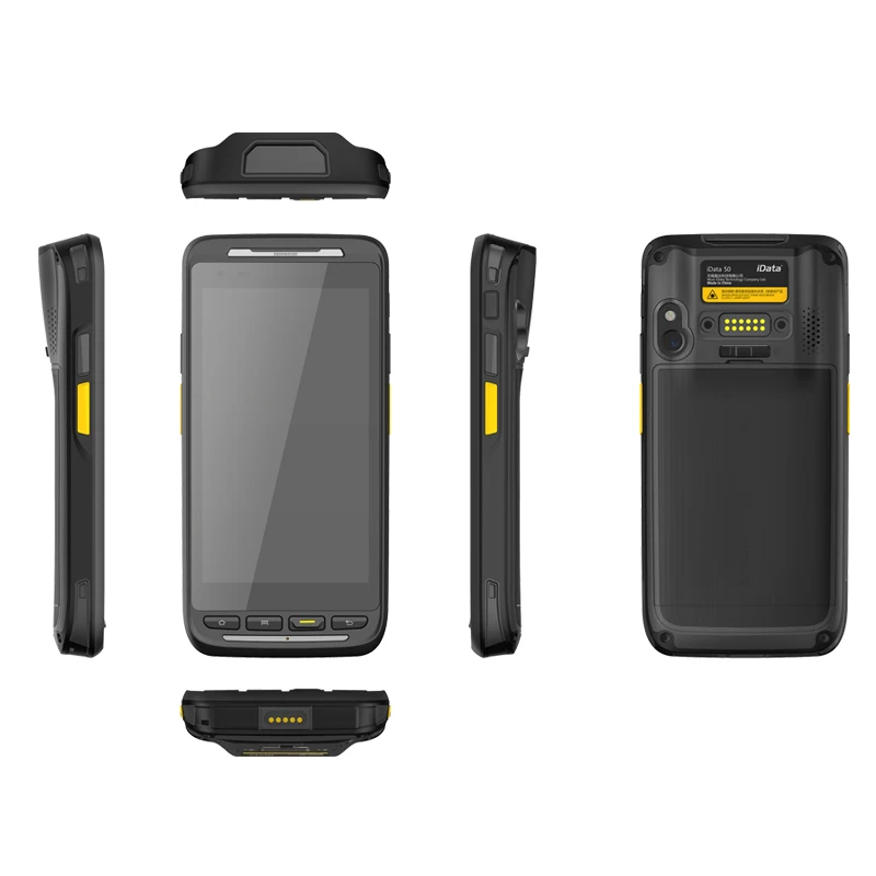  High speed 4.7 Inch Industrial Smartphone Bluetooth 1D/2D laser Wireless Handheld Android PDA barco