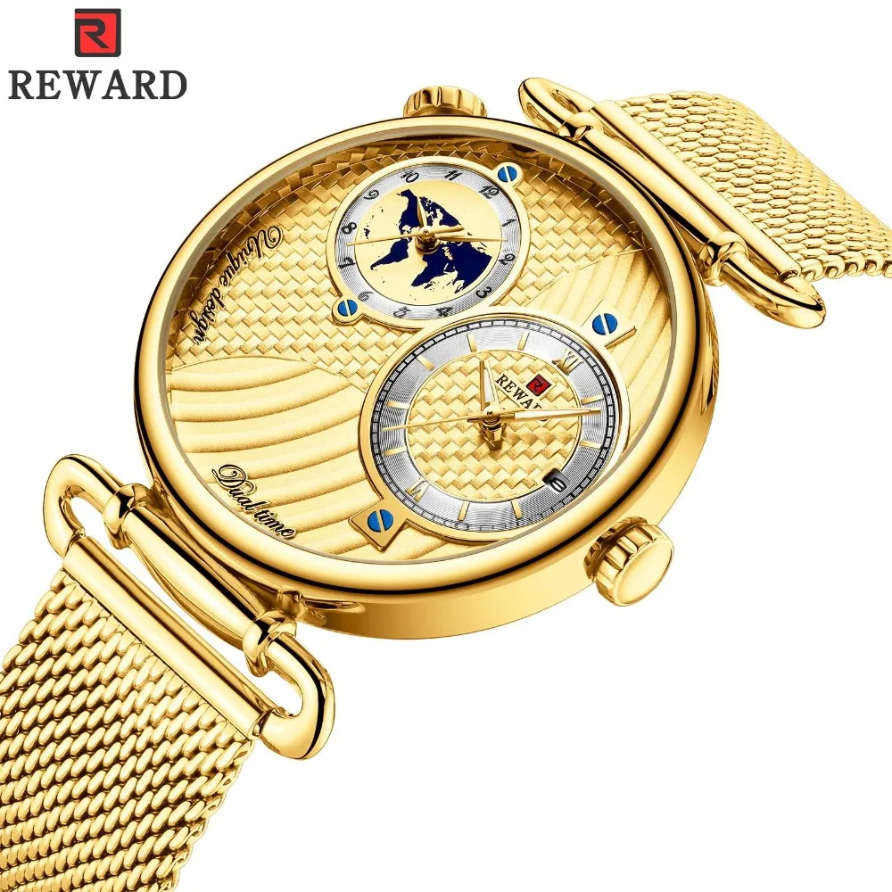 Мужские модные роскошные часы с двойным временем Relogio Masculino водонепроницаемые спортивные часы для мужчин японские часы для мужчин t