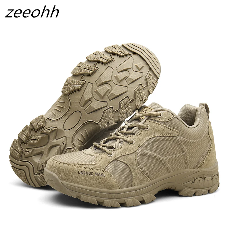 Новые трендовые тактические военные мужские ботинки для кемпинга, альпинизма, мужские ботинки, горные Нескользящие походные охотничьи ботинки