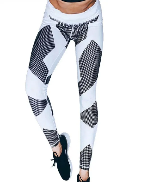 Geometrical Printing High Waist Leggings Geometrical Printing High Waist Leggings