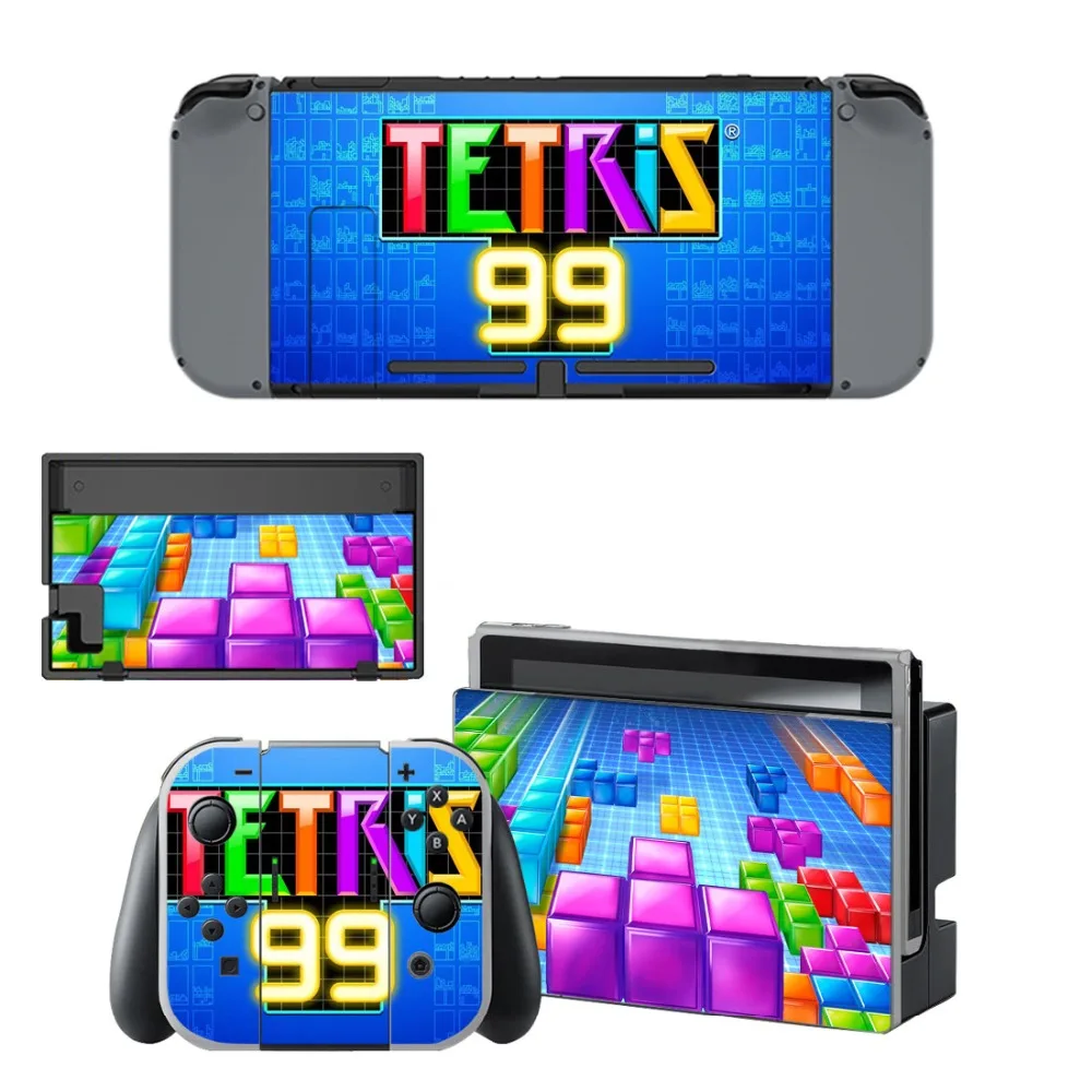Наклейка игровой тетрис 99 наклейка для консоли Nintendo Switch и контроллера NS защитный