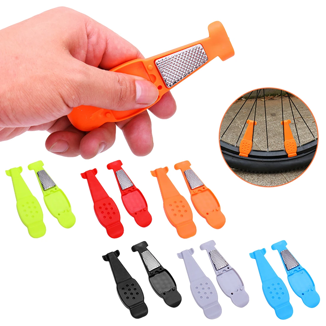 Hot 3 in 1 Portable Bike Tire Lever Set Tire Removal Repair Tool