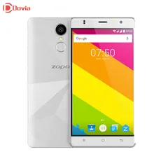 ZOPO Hero 2 Android 6.0 5.5 pouce 4G Smartphone MT6737 Quad Core 1 GB RAM 16 GB ROM 8MP Caméra 2300 mAh D’empreintes Digitales Mobile Téléphone