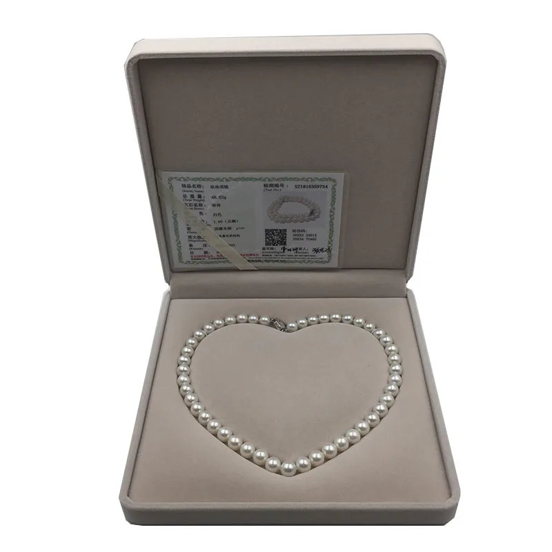 Ожерелье с пресноводными жемчужинами класса AAA 18 дюймов 46 см 7 10 мм|necklace support|pearl