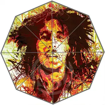 

Hot Custom bob marley Best Nice Cool Design Portable Fashion Stylish Useful Foldable Umbrella Drop Shipping SQ0702