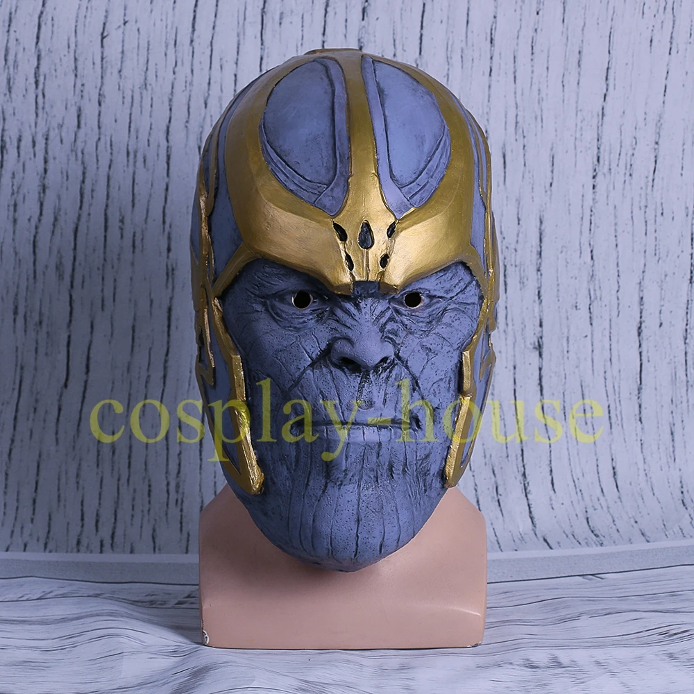 Halloween New 2018 Avengers Infinity War Thanos Cosplay Helmet Mask Full Latex Xmas Gift (6)