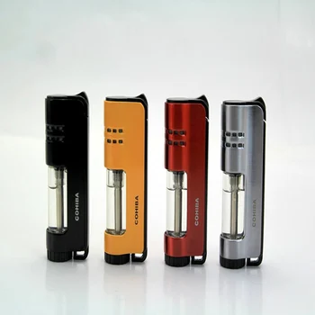 

COHIBA Single Torch Jet Flame Windproof Cigar Cigarette Lighter With Gift Box
