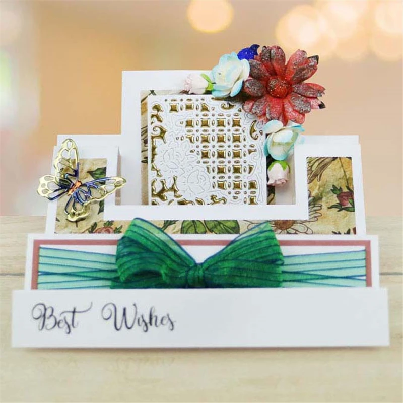 

DiyArts Frame Dies Swing Easel Metal Cutting Dies New 2019 for Craft Dies Scrapbooking Album Embossing Die Cut Card Making Decor