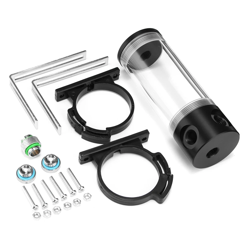 

Acrylic Cylinder Reservoir Water Tank G1/4 50mm x 140mm For PC Liquid Cooling High Quality Water Cooling Kit For Computer CPU