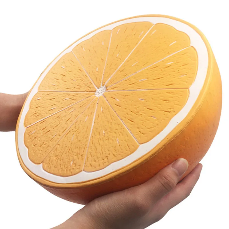 Мягкими игрушками мультфильм негабаритных арбуз/orange/клубника мягкими замедлить рост детей каваи Анти-Стресс Игрушка снятие стресса