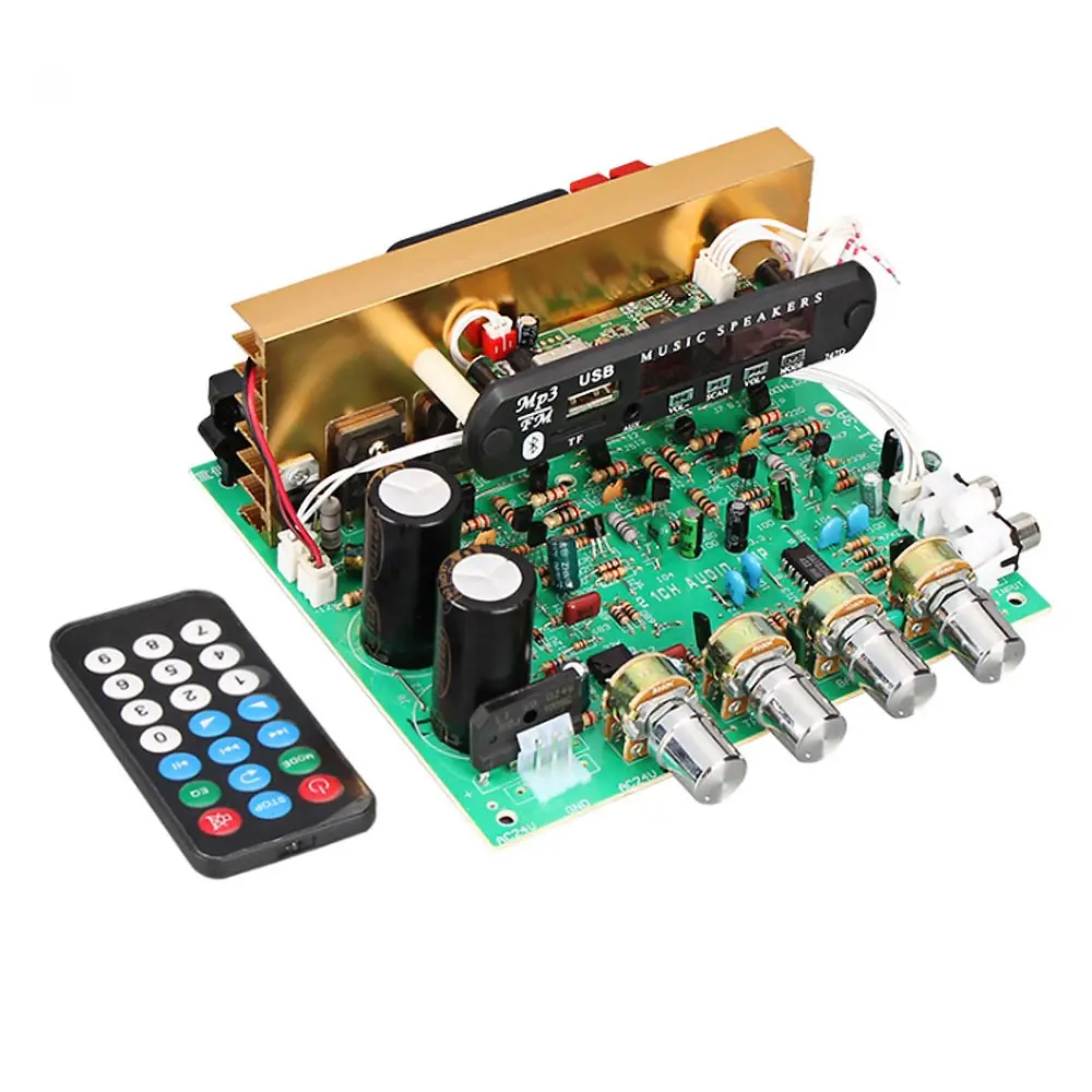 Aiyima Bluetooth 2.1 Power Amplifier Multifunction Subwoofer