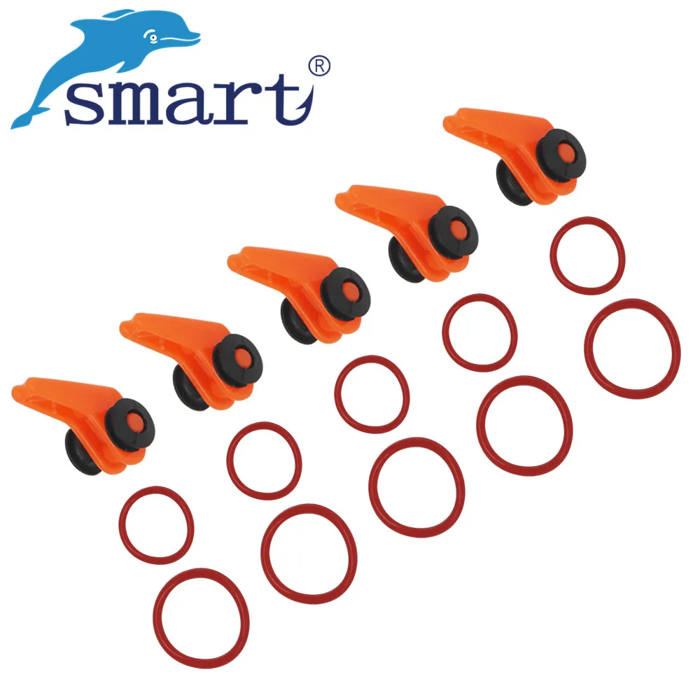 

SMART 15Sets 3parts(2circles+1plastic keeper)Plastic Hook Keeper for Fishing Rod Pole Lures Bait Spoon Treble Tackle Accessories