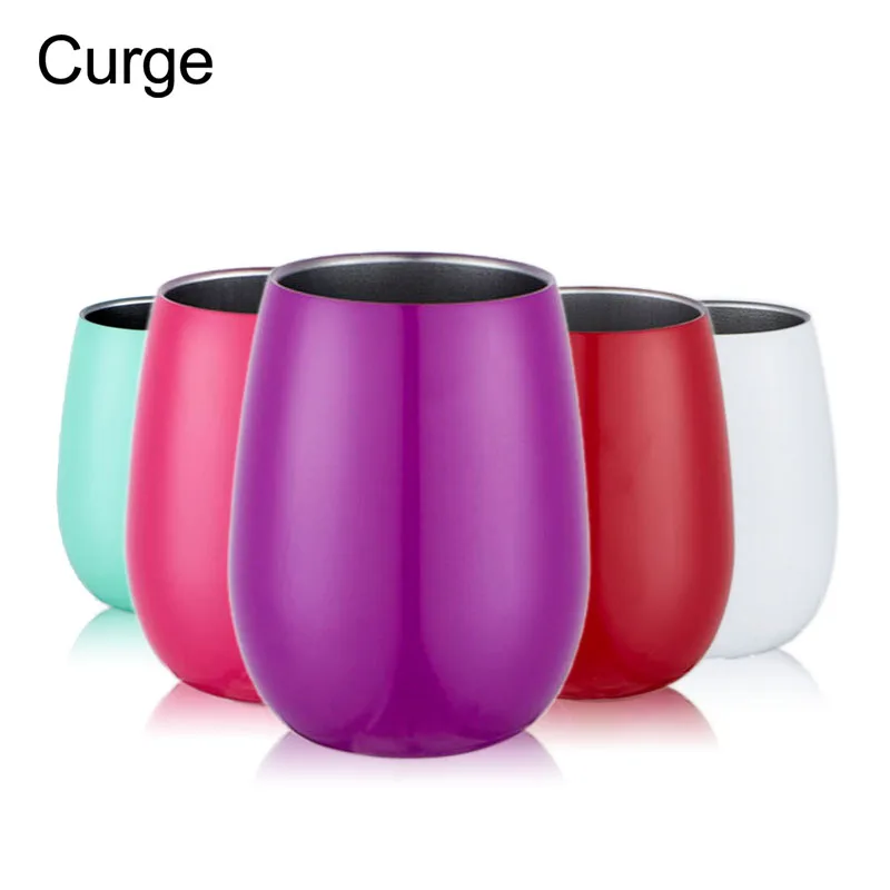 

CURGE 9oz 270ml 5 color Vacuum Flasks Thermos Cup Stainless Steel Insulated Coffee Mug Travel Cup