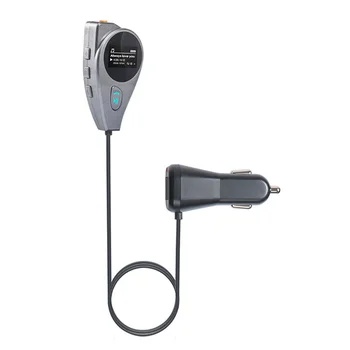 

Car FM Transmitter Wireless Bluetooth HandsFree FM Modulator Radio Adapter MP3 Audio Player AUX Port Support TF SD USB Flash
