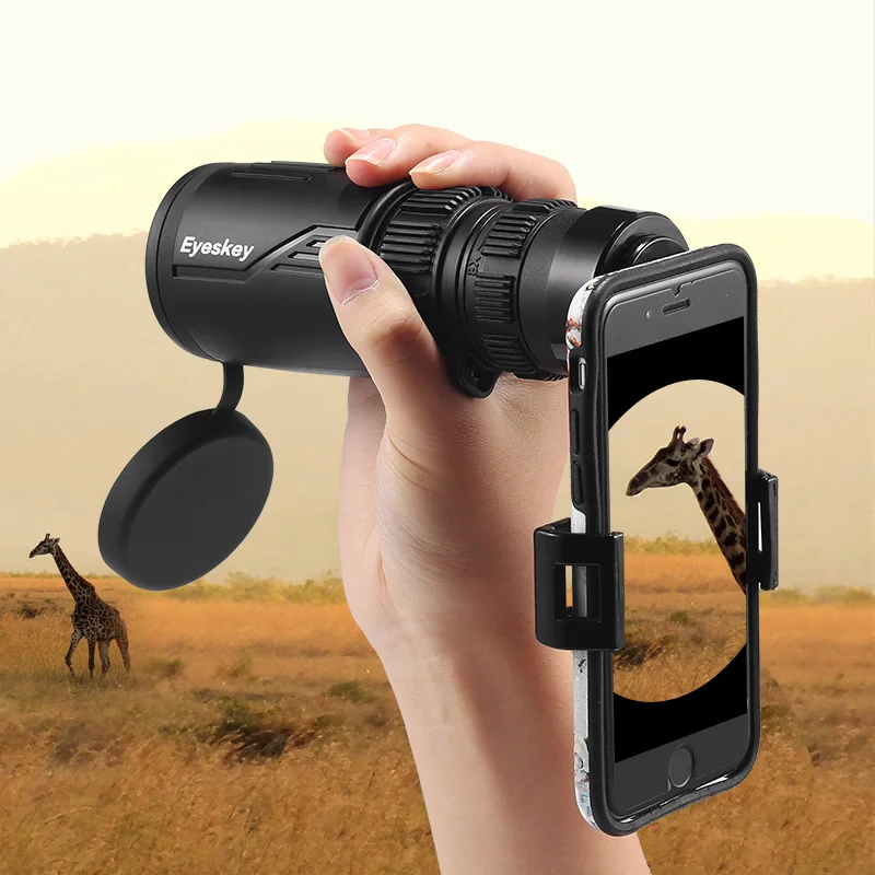  Eyeskey Zoom 8-24x42 Compact and Portable Monocular Waterproof Bak4 Prism Telescope Monoculars for 