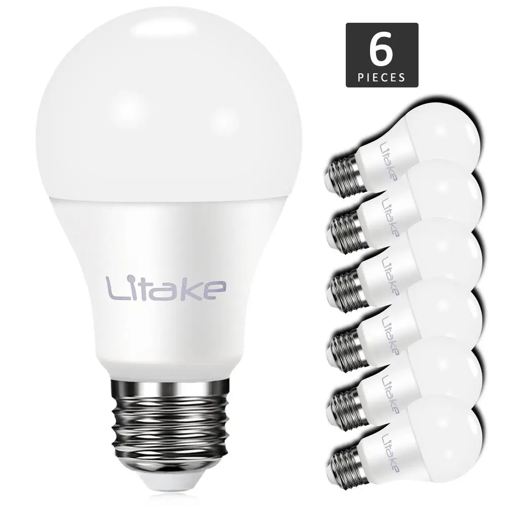 LumiParty 6 Упакованные A19 E26/E27 светодиодный лампы 60 ВАТТ эквивалент 11W Дневной