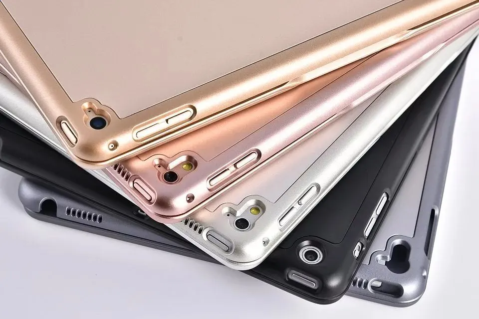 7 Colors Backlit Light Wireless Bluetooth Keyboard Case Cover For iPad 9.7 New 2017 2018 A1822 A182