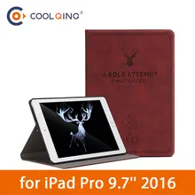 Deerskin Grain Tablets Case For iPad Pro 9.7 2016 PU Leather Protective Cover Fashion Pattern Smart Case For iPad Pro Case 9.7'' Deerskin Grain Tablets Case For iPad Pro 9.7 2016 PU Leather Protective Cover Fashion Pattern Smart Case For iPad Pro Case 9.7''