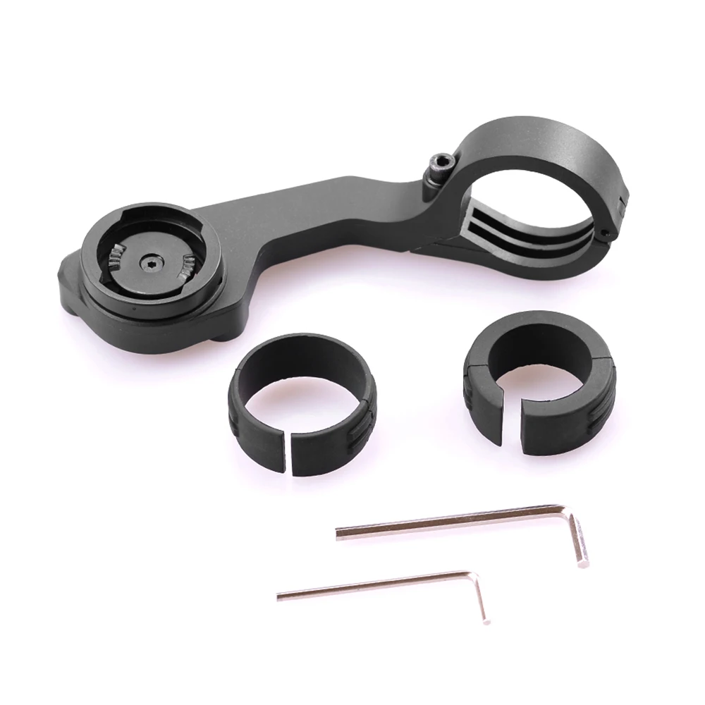 

Andoer Bike Mount Holder Handle Bar Computer Mount Out-front Bike Mount 25.4mm / 31.8mm for Polar M450 V650 GPS Bike Computer