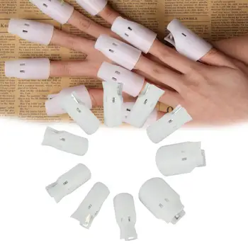 

Nail Clips Plastic Nail Art Soak Off Cap UV Gel Polish Remover Clip Wrap Manicure Tool For Manicure