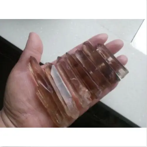 

2.2LB 100% Natural smoky Quartz Crystal Points A+ Terminated Wand Specimen