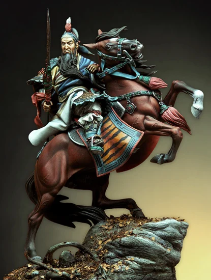 

Resin Kits 1/9 Scale The three Iliad guan yu 90mm Resin Model DIY TOYS