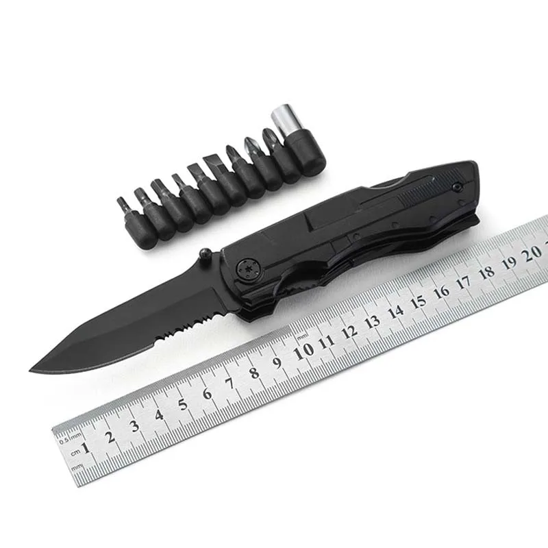 

Pocket Folding Cutter Multitool Stainless Outdoor Survive Multi-functional Pliers Opener Cutter LO88